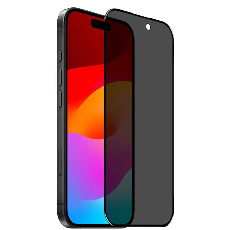 For iPhone 17 NORTHJO A++ 28 Degree Privacy Full Glue Silk Printing Tempered Glass Film