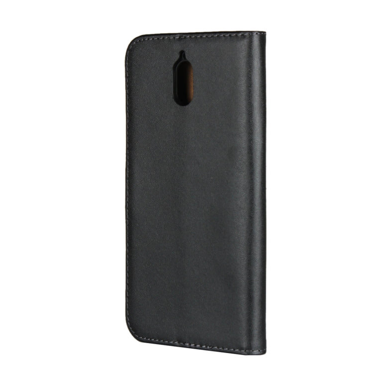 Leather Horizontal Flip Holster for Nokia 3.1 ,with Magnetic Clasp and Bracket and Card Slot and Wallet(Black)