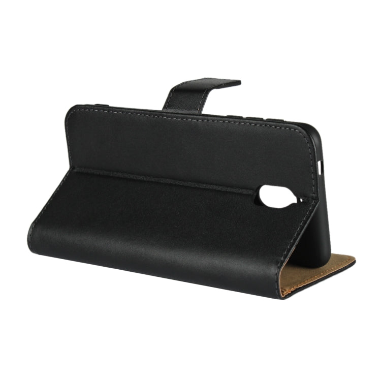Leather Horizontal Flip Holster for Nokia 3.1 ,with Magnetic Clasp and Bracket and Card Slot and Wallet(Black)