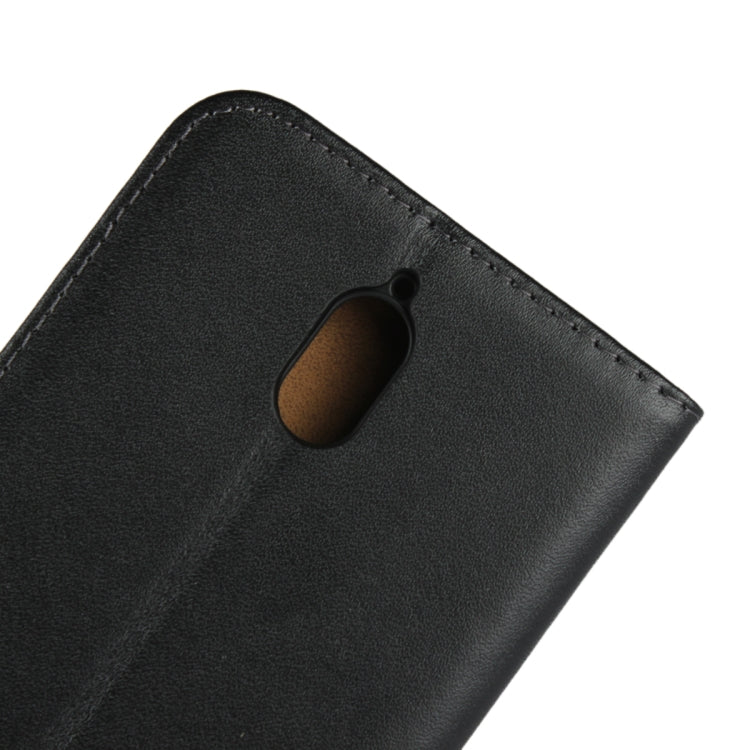 Leather Horizontal Flip Holster for Nokia 3.1 ,with Magnetic Clasp and Bracket and Card Slot and Wallet(Black)