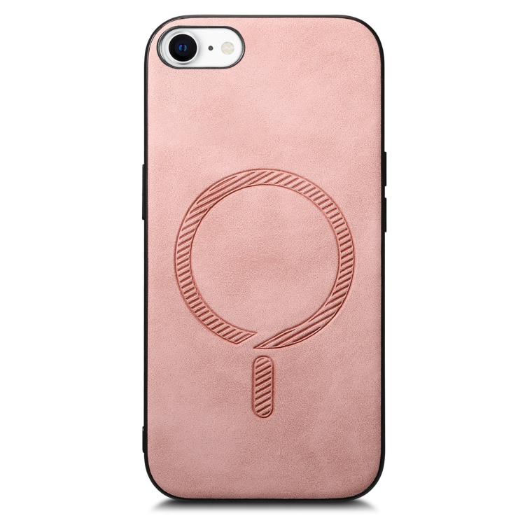 For iPhone 17e / 16e Solid Color Retro Magsafe PU Back Cover Phone Case