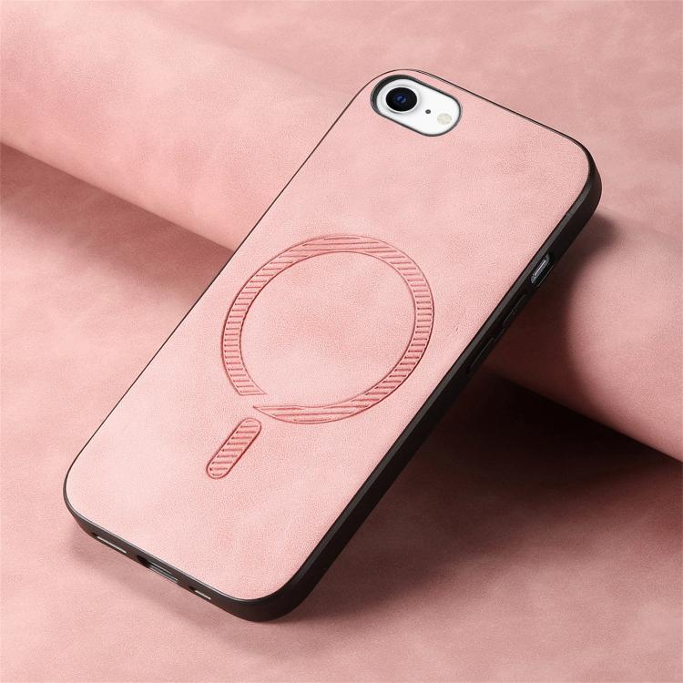 For iPhone 17e / 16e Solid Color Retro Magsafe PU Back Cover Phone Case