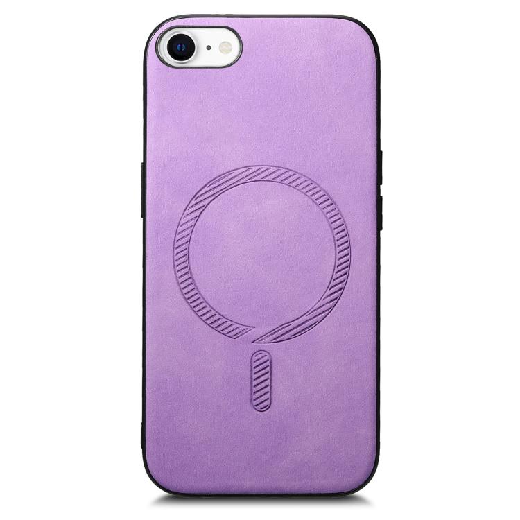 For iPhone 17e / 16e Solid Color Retro Magsafe PU Back Cover Phone Case