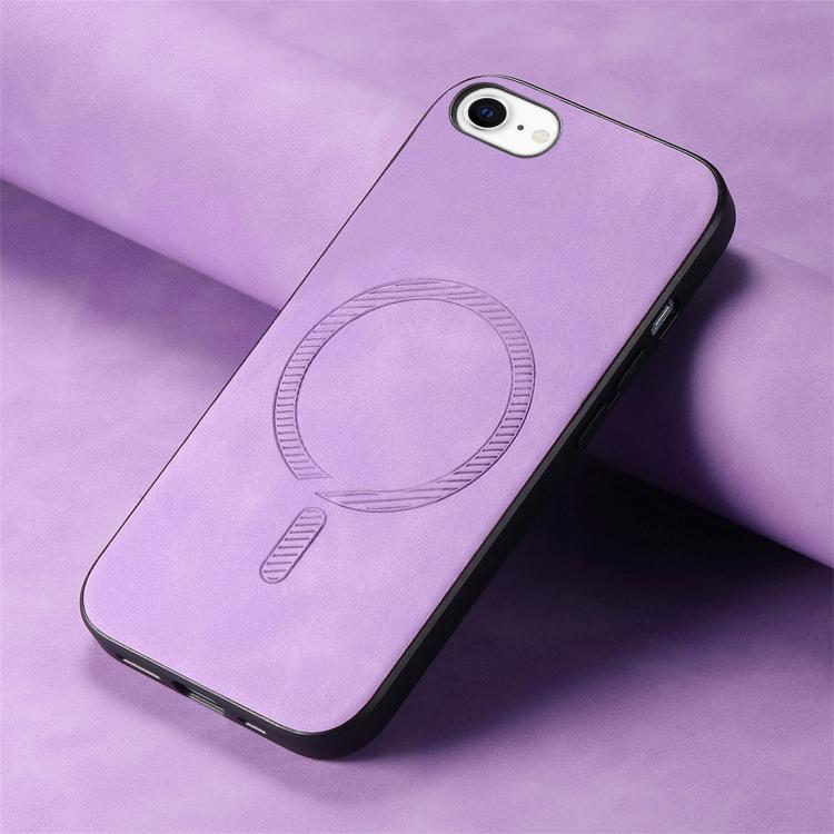 For iPhone 17e / 16e Solid Color Retro Magsafe PU Back Cover Phone Case