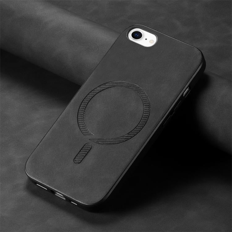 For iPhone 17e / 16e Solid Color Retro Magsafe PU Back Cover Phone Case