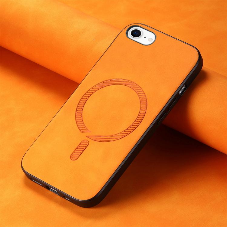 For iPhone 17e / 16e Solid Color Retro Magsafe PU Back Cover Phone Case