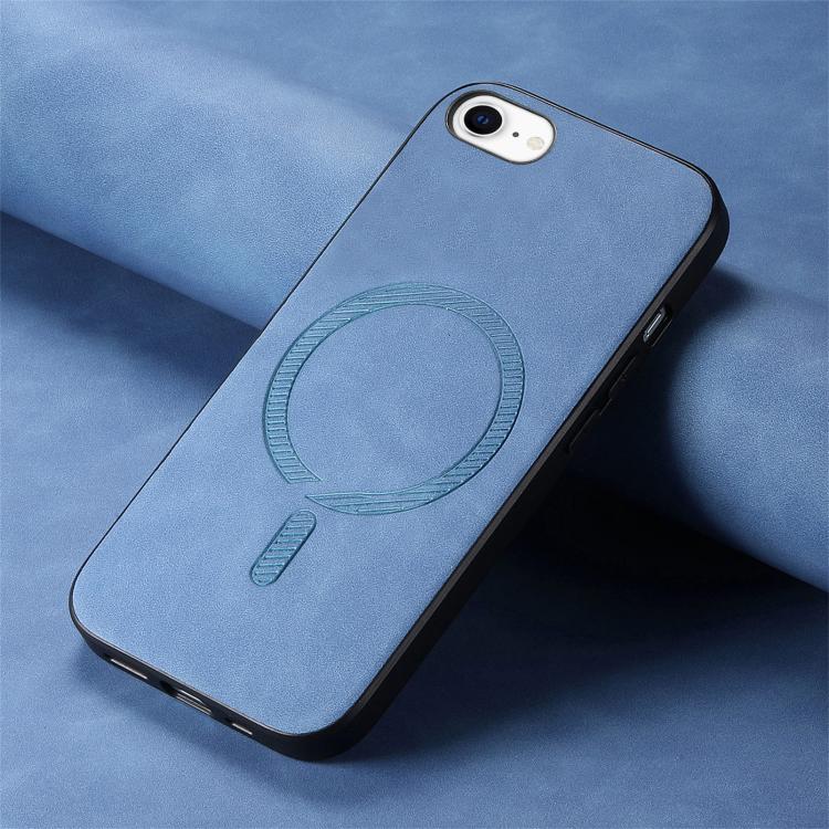 For iPhone 17e / 16e Solid Color Retro Magsafe PU Back Cover Phone Case