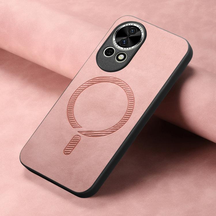 For Huawei Nova 13 / 12 Solid Color Retro Magsafe PU Back Cover Phone Case