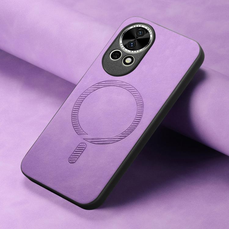 For Huawei Nova 13 / 12 Solid Color Retro Magsafe PU Back Cover Phone Case