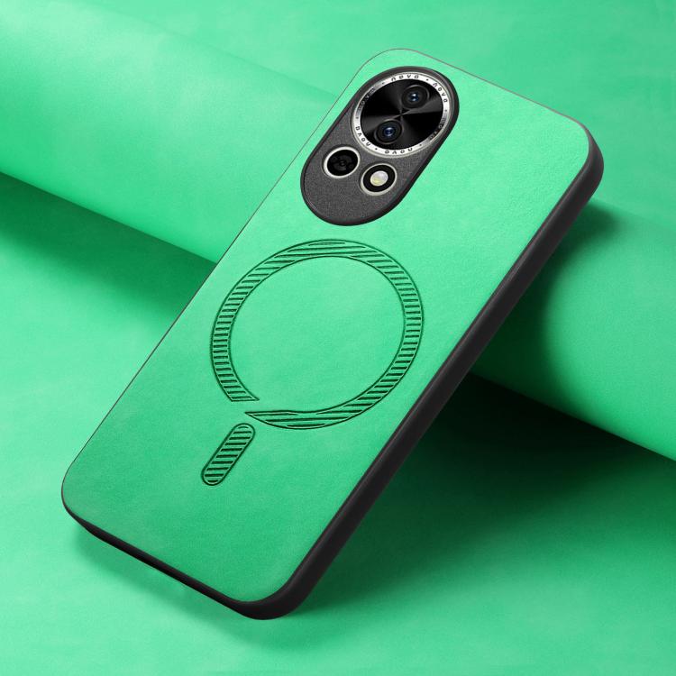 For Huawei Nova 13 / 12 Solid Color Retro Magsafe PU Back Cover Phone Case