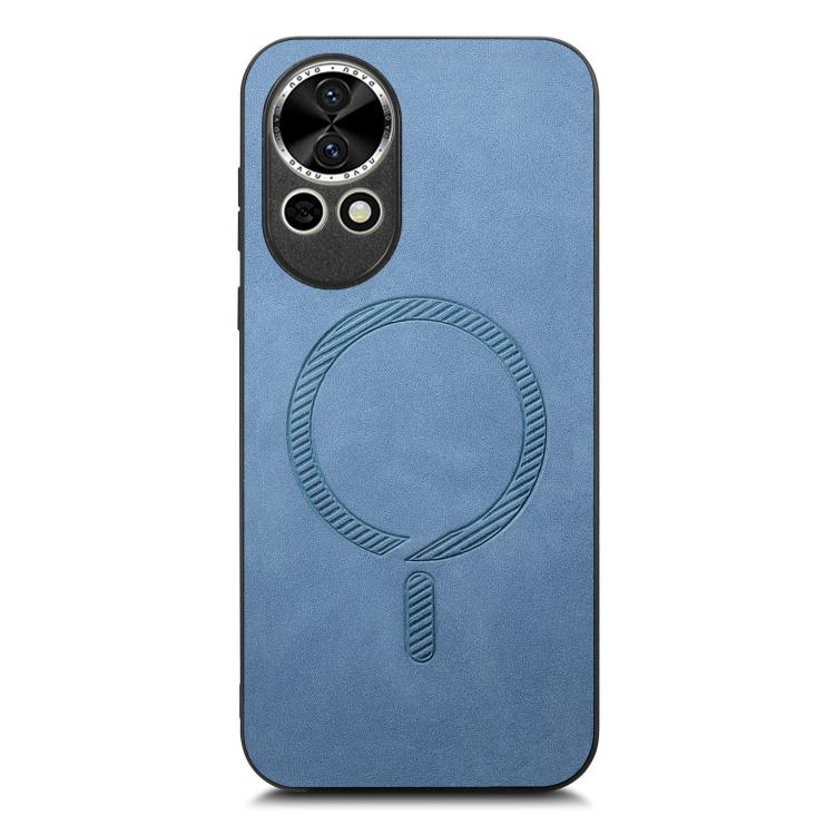 For Huawei Nova 13 / 12 Solid Color Retro Magsafe PU Back Cover Phone Case