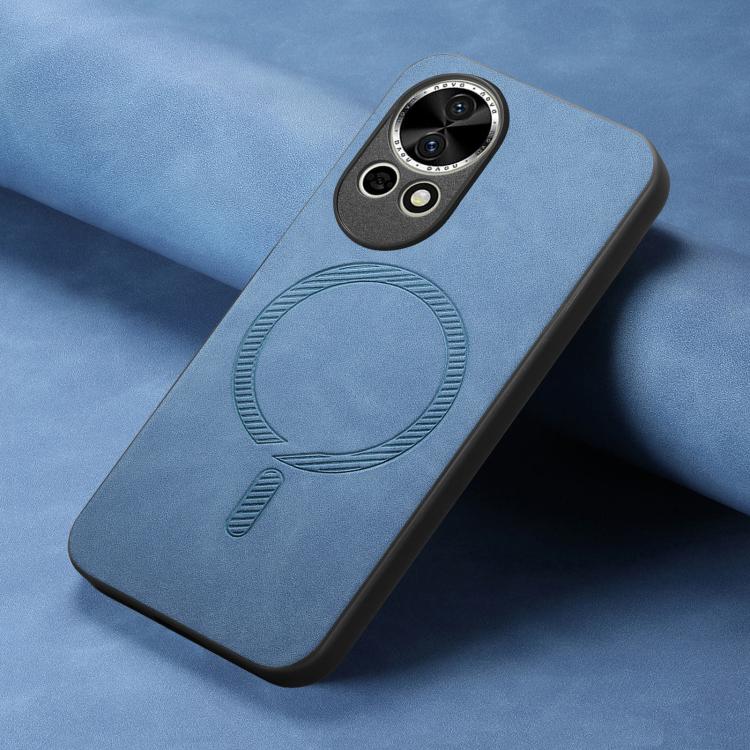 For Huawei Nova 13 / 12 Solid Color Retro Magsafe PU Back Cover Phone Case