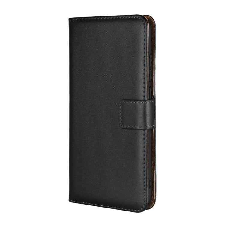 Leather Horizontal Flip Holster for Nokia 2.1 , with Magnetic Clasp and Bracket and Card Slot and Wallet(Black)