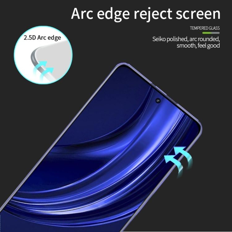 For Realme P1 Speed PINWUYO 9H 2.5D Full Screen Tempered Glass Film - Black