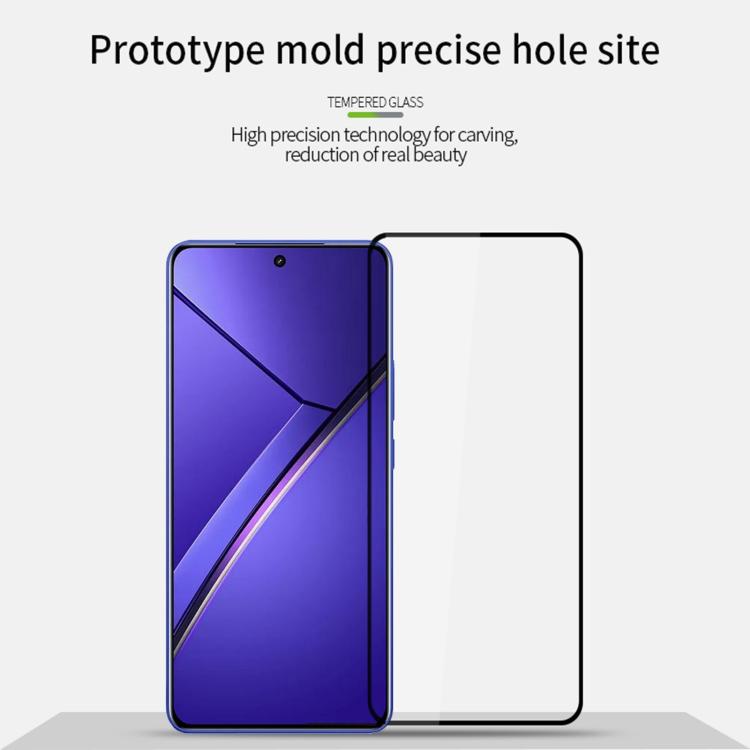 For Realme Neo7 PINWUYO 9H 2.5D Full Screen Tempered Glass Film - Black