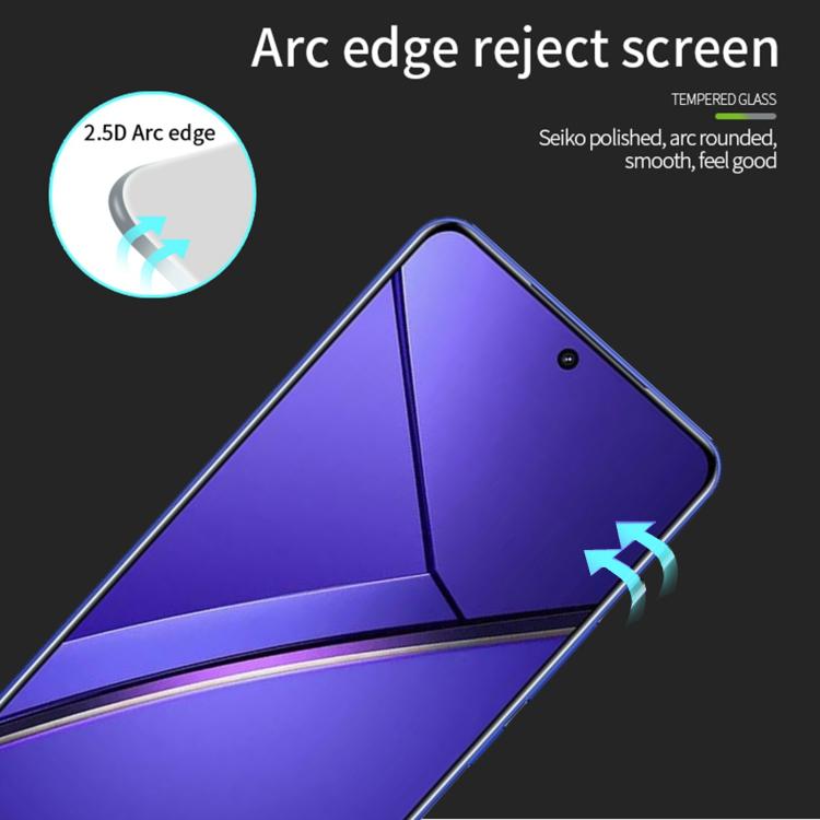 For Realme Neo7 PINWUYO 9H 2.5D Full Screen Tempered Glass Film - Black