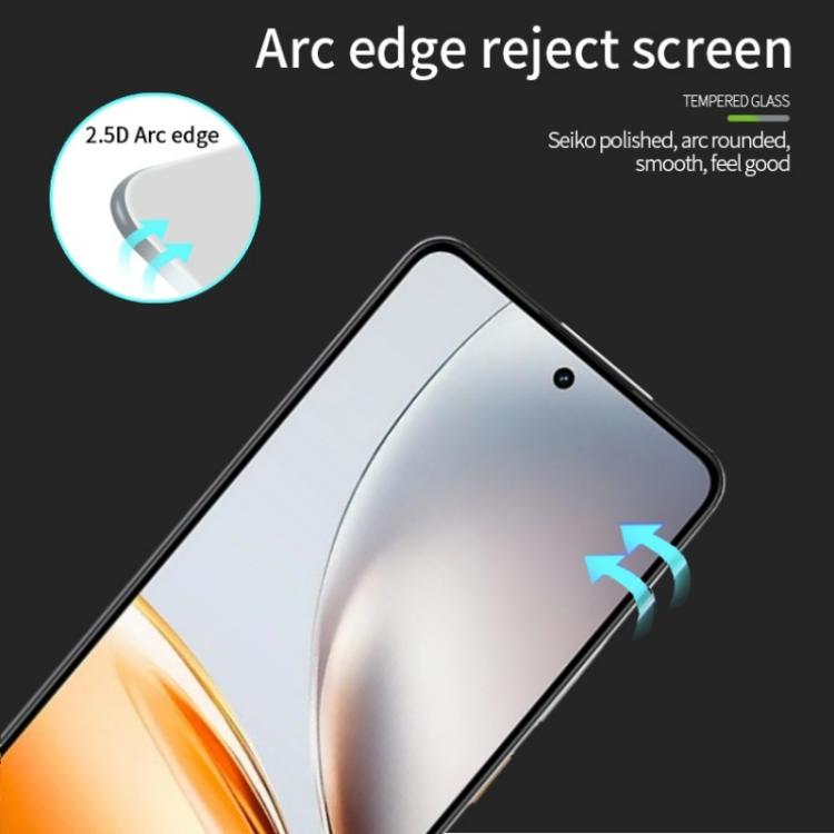 For Realme Neo7x PINWUYO 9H 2.5D Full Screen Tempered Glass Film - Black