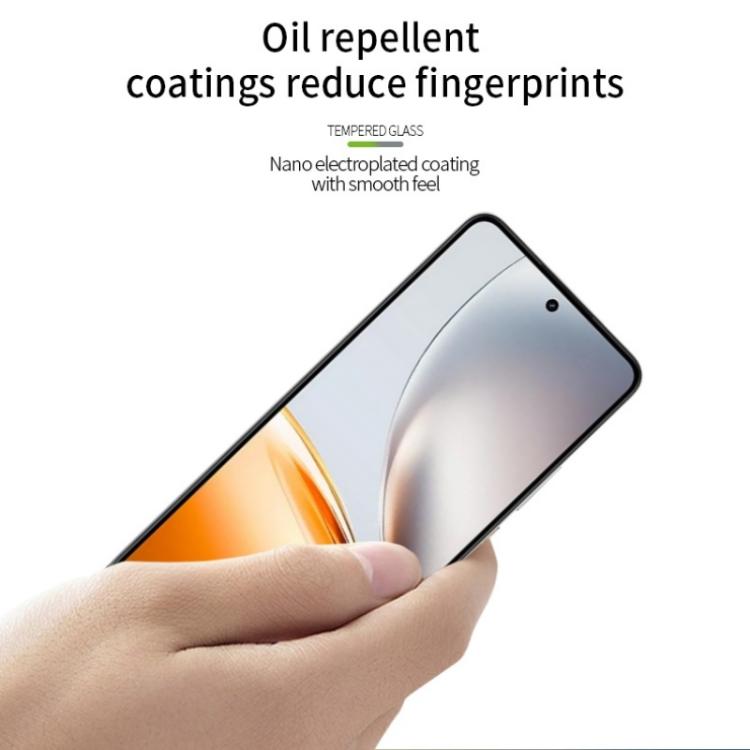 For Realme Neo7x PINWUYO 9H 2.5D Full Screen Tempered Glass Film - Black