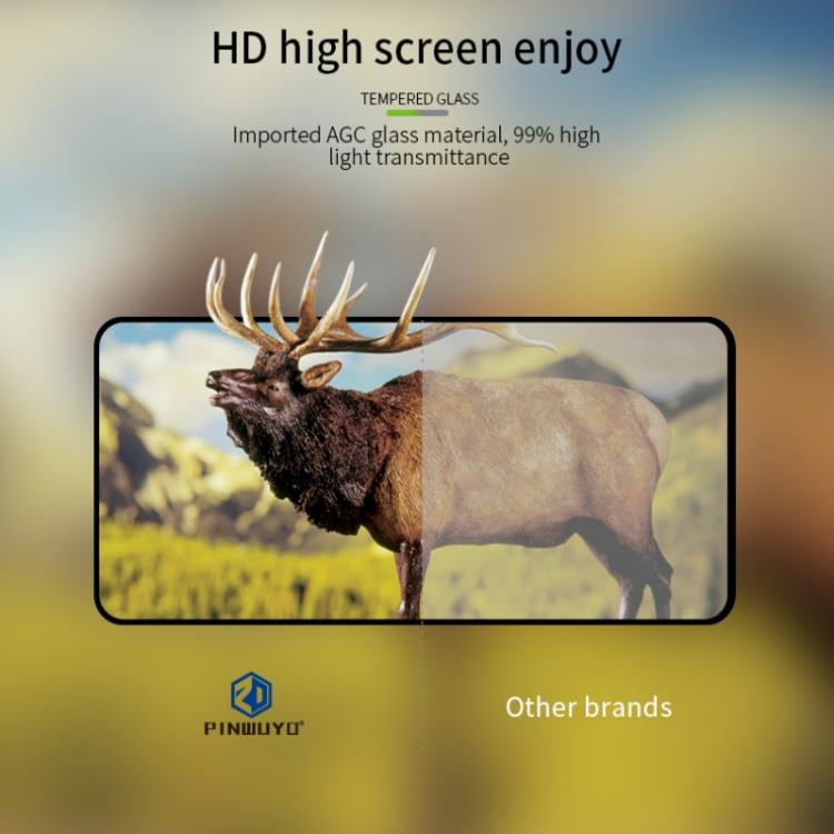 For Realme Neo7x PINWUYO 9H 2.5D Full Screen Tempered Glass Film - Black