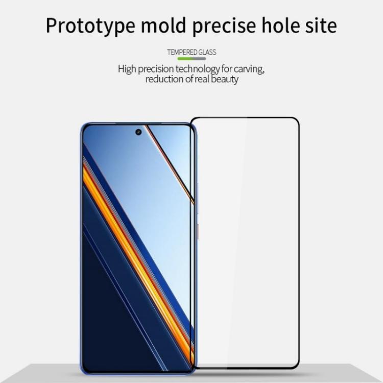 For Realme Neo7 SE PINWUYO 9H 2.5D Full Screen Tempered Glass Film - Black