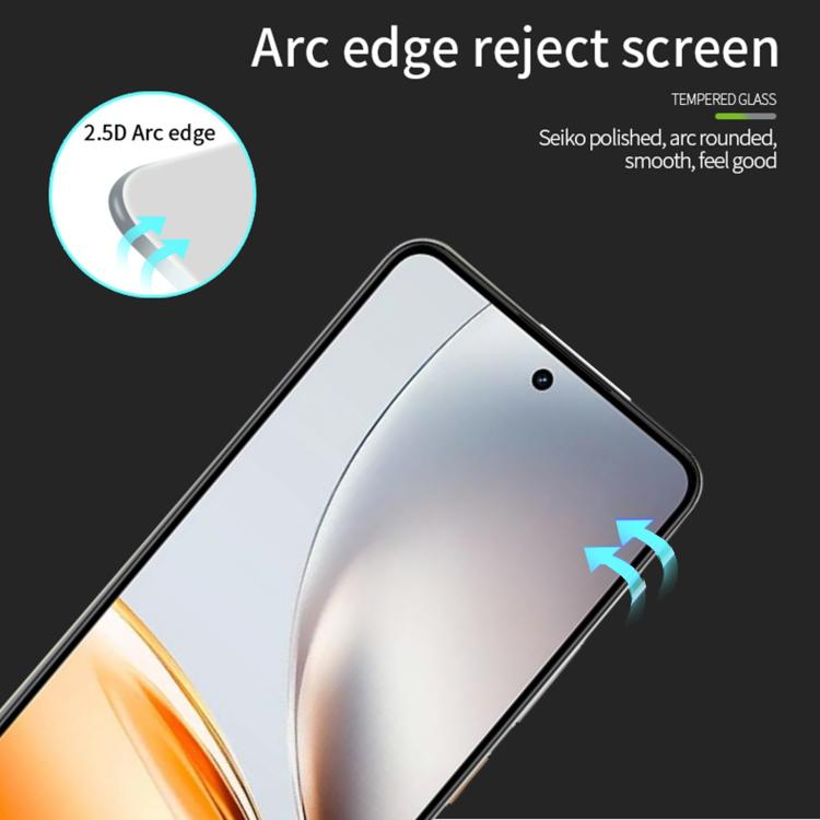 For Realme P3 5G PINWUYO 9H 2.5D Full Screen Tempered Glass Film - Black