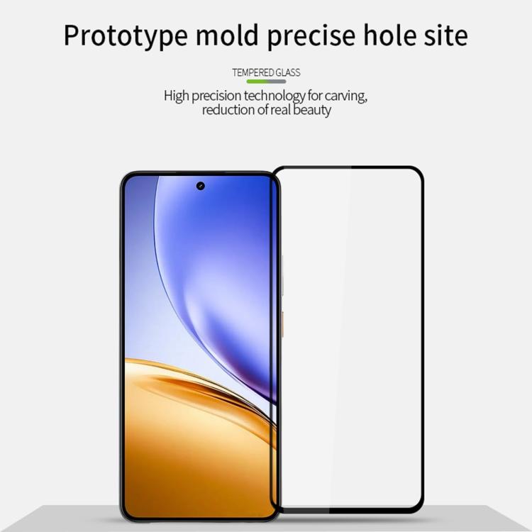 For Realme 14 / 14T PINWUYO 9H 2.5D Full Screen Tempered Glass Film - Black