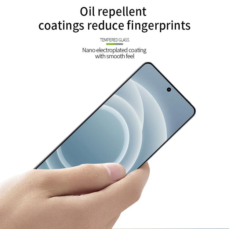 For Realme Neo7 Turbo PINWUYO 9H 2.5D Full Screen Tempered Glass Film - Black