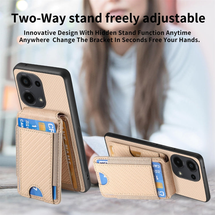 For Xiaomi Redmi Note 10 Pro 5G Carbon Fiber Vertical Flip Wallet Stand Phone Case
