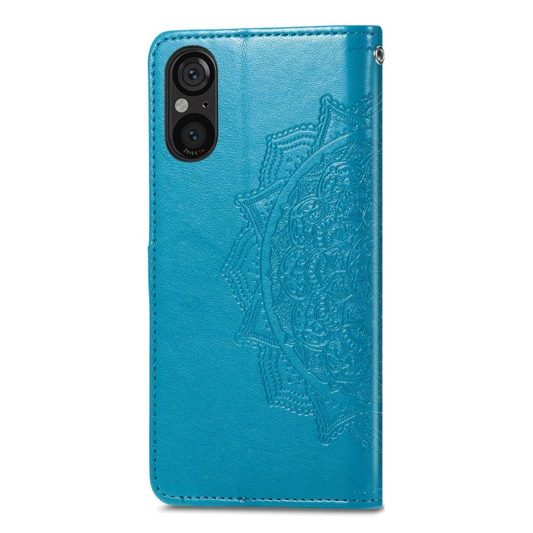 For Sony Xperia 5 V Mandala Flower Embossed Leather Phone Case