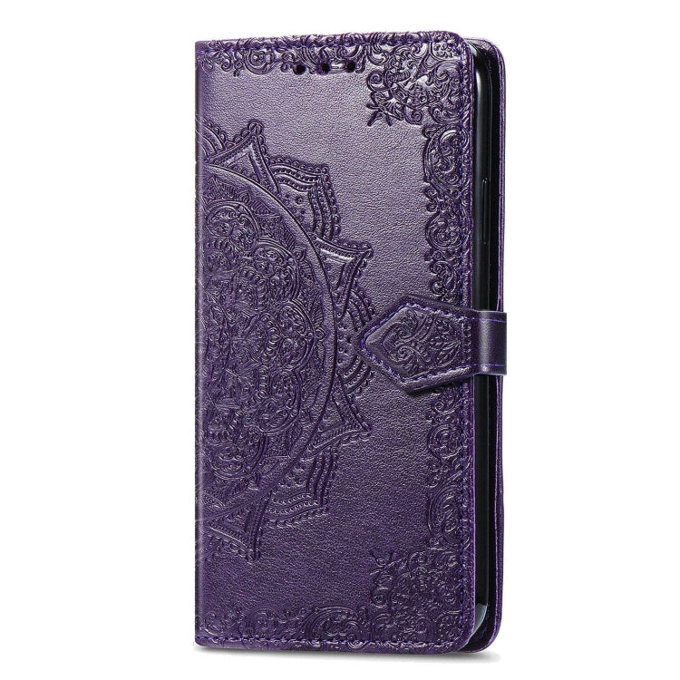 For Sony Xperia 5 V Mandala Flower Embossed Leather Phone Case