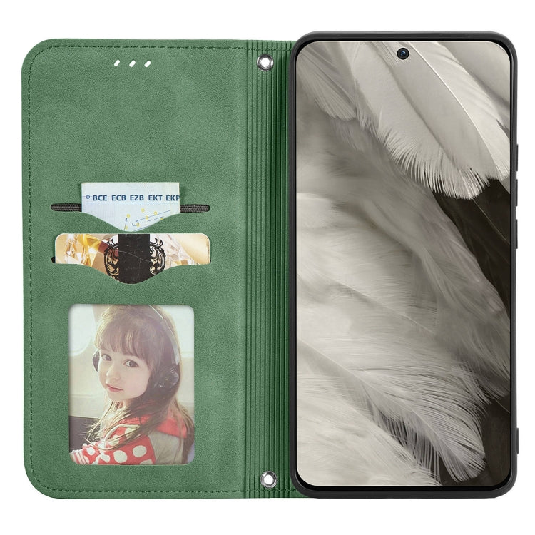 For Google Pixel 9 Retro Skin Feel Magnetic Flip Leather Phone Case