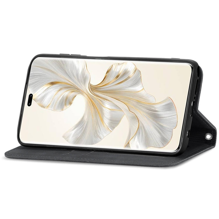 For Honor 100 Pro Retro Skin Feel Magnetic Flip Leather Phone Case