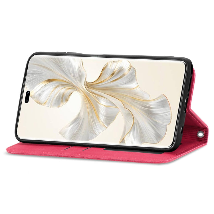 For Honor 100 Pro Retro Skin Feel Magnetic Flip Leather Phone Case