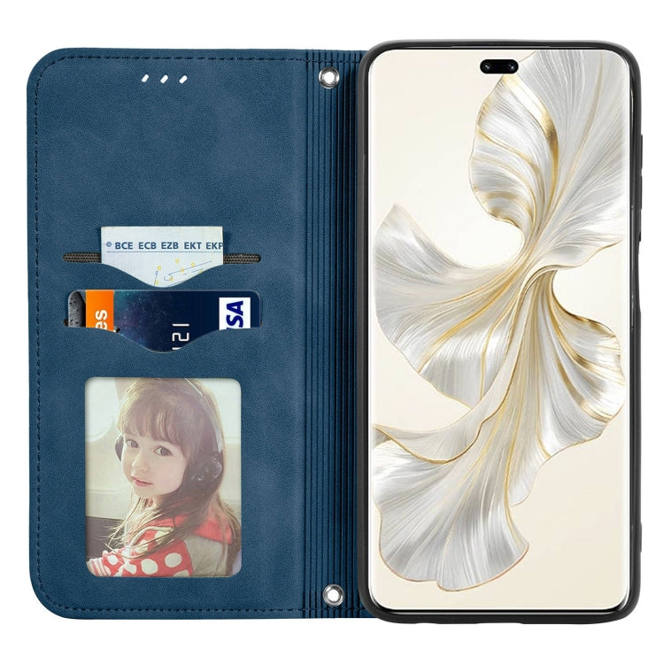 For Honor 100 Pro Retro Skin Feel Magnetic Flip Leather Phone Case