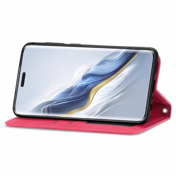 For Honor Magic6 Pro Retro Skin Feel Magnetic Flip Leather Phone Case