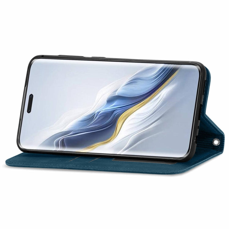 For Honor Magic6 Pro Retro Skin Feel Magnetic Flip Leather Phone Case