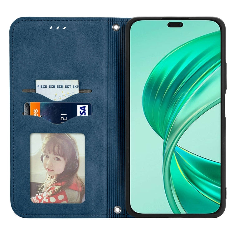 For Honor X8b Retro Skin Feel Magnetic Flip Leather Phone Case