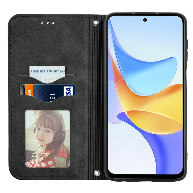 For Honor Play 50 Plus Retro Skin Feel Magnetic Flip Leather Phone Case