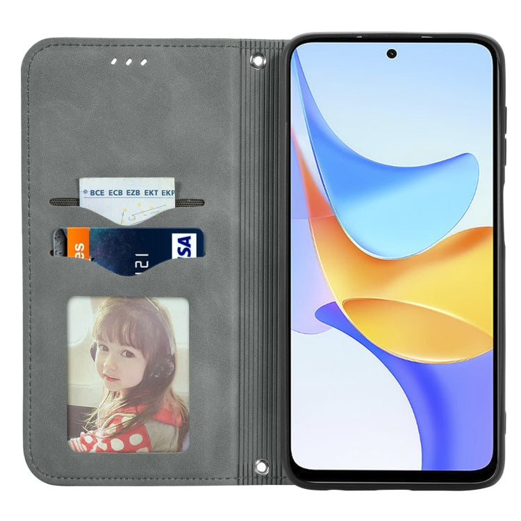 For Honor Play 50 Plus Retro Skin Feel Magnetic Flip Leather Phone Case