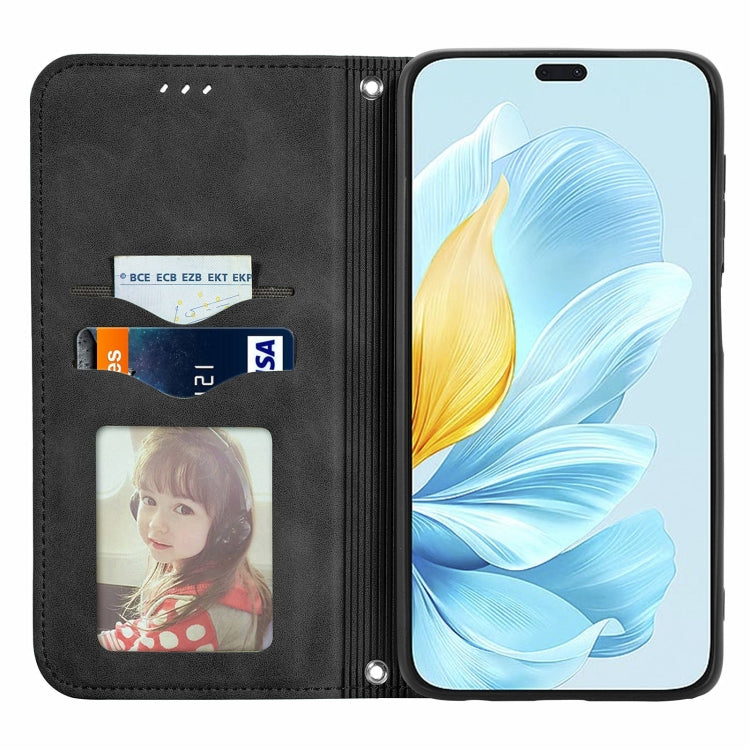 For Honor 200 Lite Global Retro Skin Feel Magnetic Flip Leather Phone Case