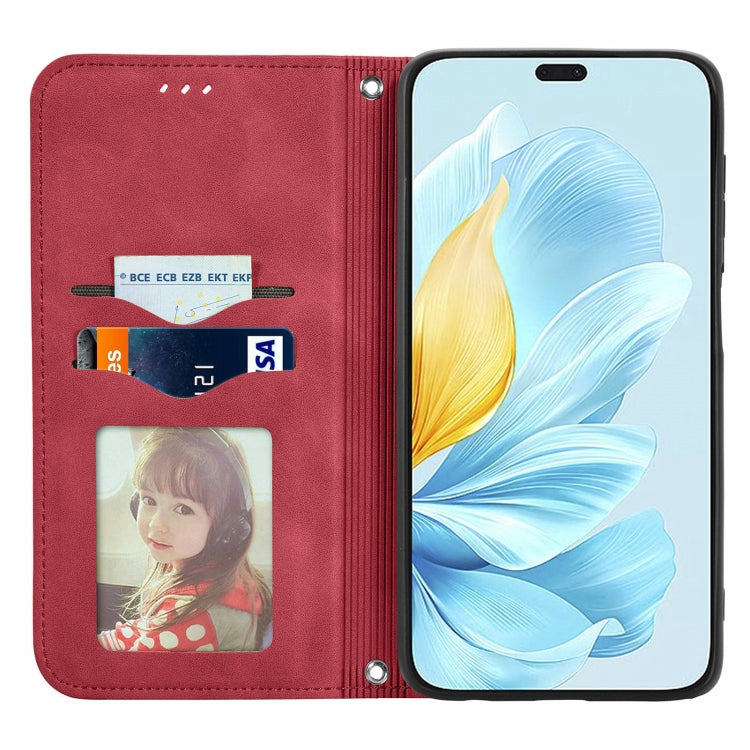 For Honor 200 Lite Global Retro Skin Feel Magnetic Flip Leather Phone Case