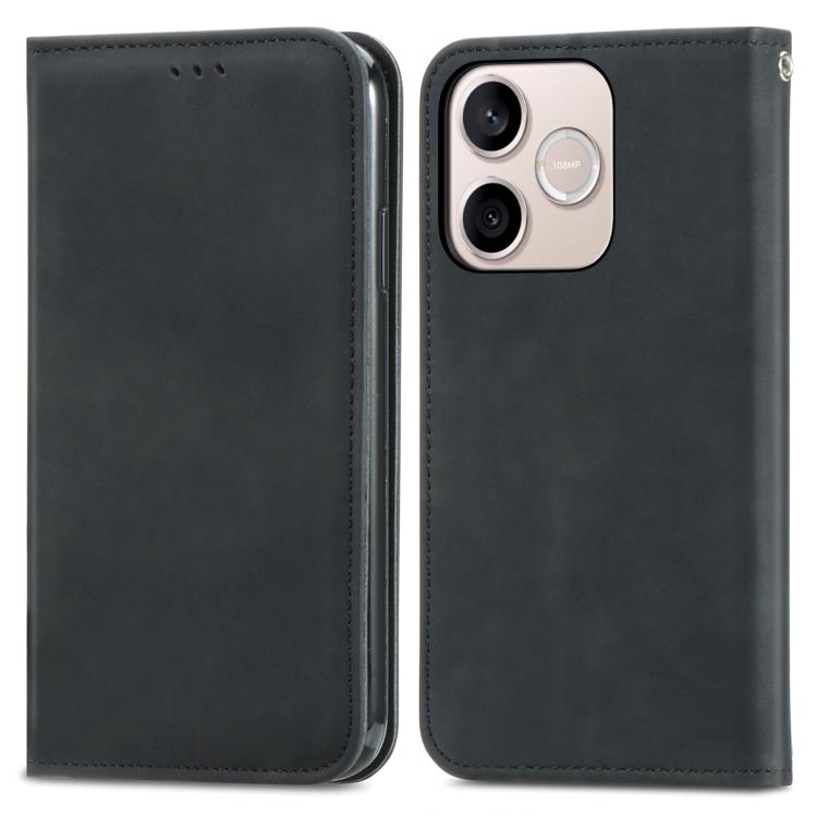 For Honor 600 Lite  Global Retro Skin Feel Magnetic Flip Leather Phone Case