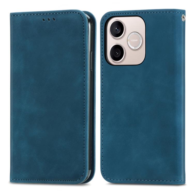 For Honor 600 Lite  Global Retro Skin Feel Magnetic Flip Leather Phone Case