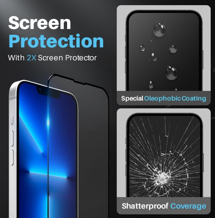 For iPhone 13 Pro NORTHJO 5 in 1 Magsafe Clear Phone Case with 2pcs Screen Film + 2pcs Rear Lens Film