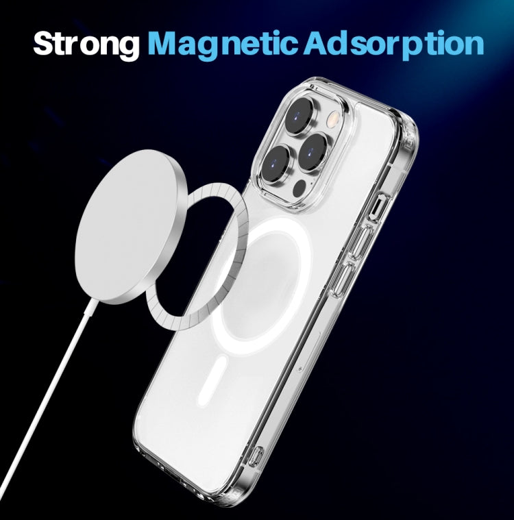 For iPhone 13 Pro Max NORTHJO 3 in 1 Magsafe Clear Phone Case with Screen Film + Rear Lens Film