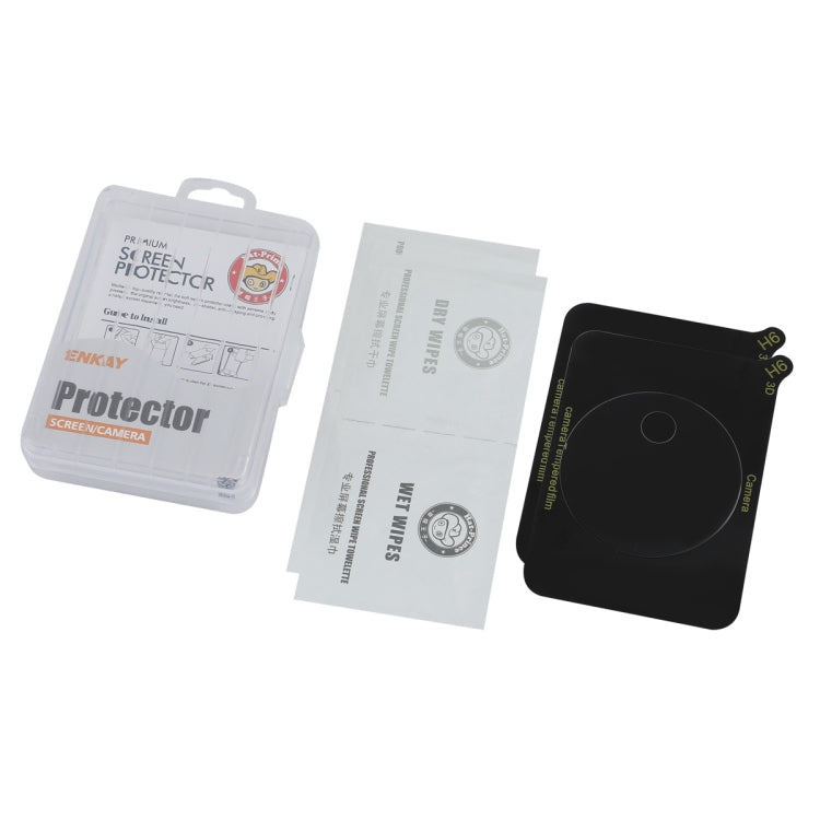For OnePlus Ace 2 / 11R 2pcs ENKAY 9H Rear Camera Lens Tempered Glass Film - Transparent