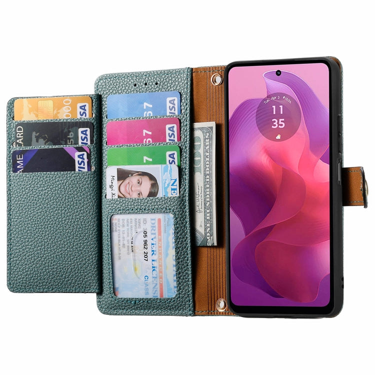 For Motorola Moto G24 Love Zipper Lanyard Leather Phone Case