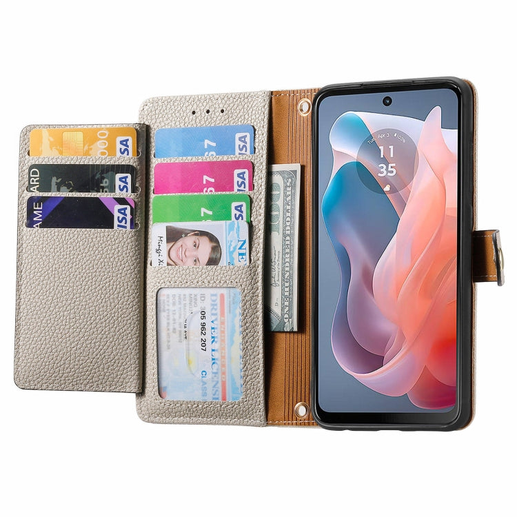For Motorola Moto G Play 2024 Love Zipper Lanyard Leather Phone Case