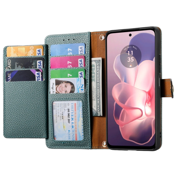 For Motorola Moto G Power 5G 2024 Love Zipper Lanyard Leather Phone Case