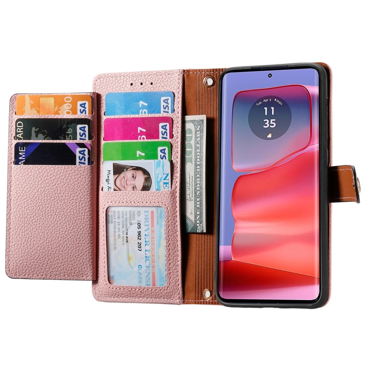For Motorola Moto G75 5G Love Zipper Lanyard Leather Phone Case